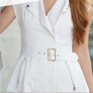 Bebe vest trench coat